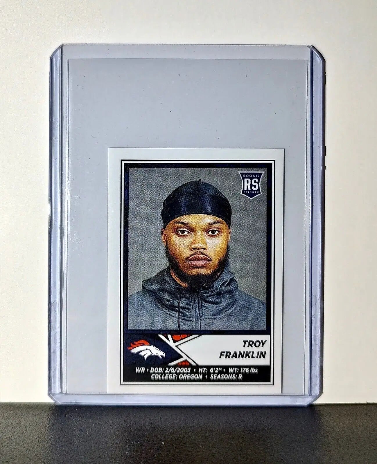 Troy Franklin 2024 Panini NFL Sticker #240 Denver Broncos