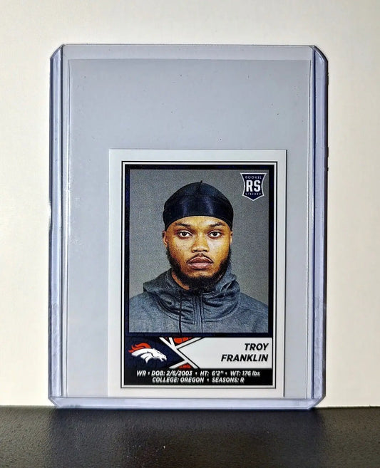 Troy Franklin 2024 Panini NFL Sticker #240 Denver Broncos - Football Card Single