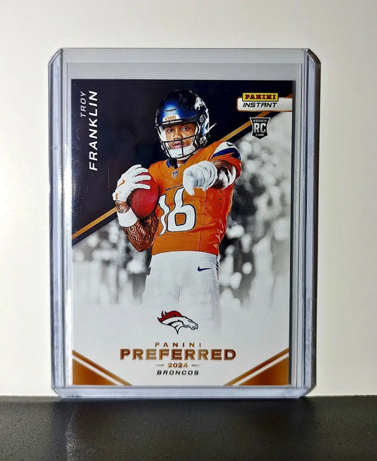 Troy Franklin 2024 Panini Preferred NFL #26 Rookie Card Denver Broncos 1/335 - Football Card Single