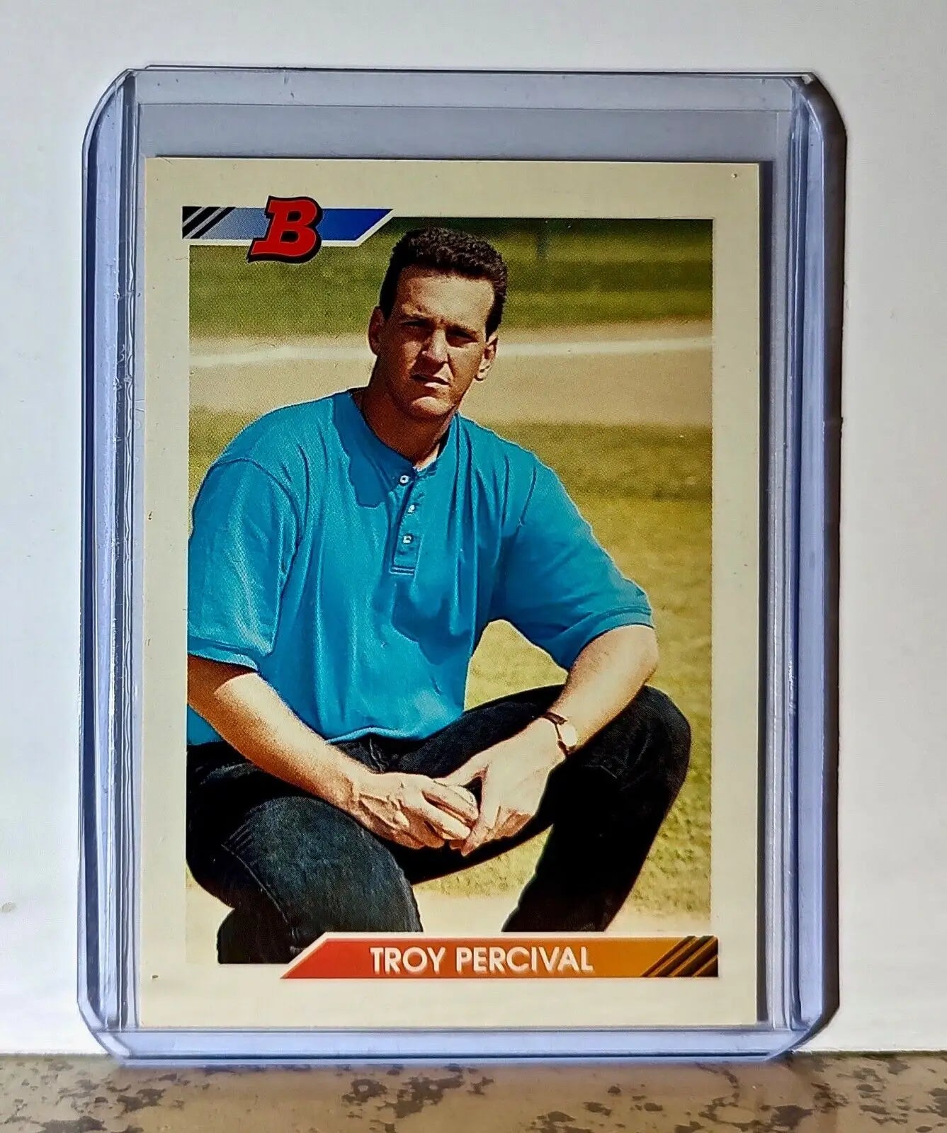 Troy Percival 1992 Topps Bowman MLB #290 Baseball Card California Angels - Baseball Card Single