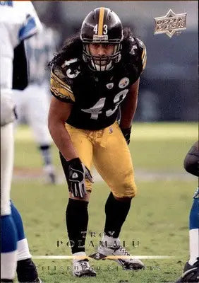Troy Polamalu - 2008 Upper Deck - #150 - Football - Football Card Single