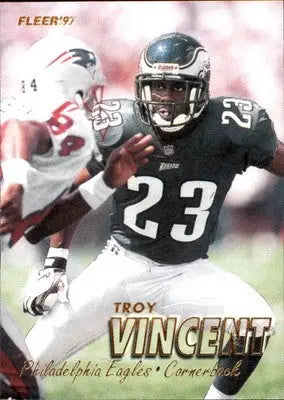 Troy Vincent - 1997 Fleer - #332 - Football - Football Card Single