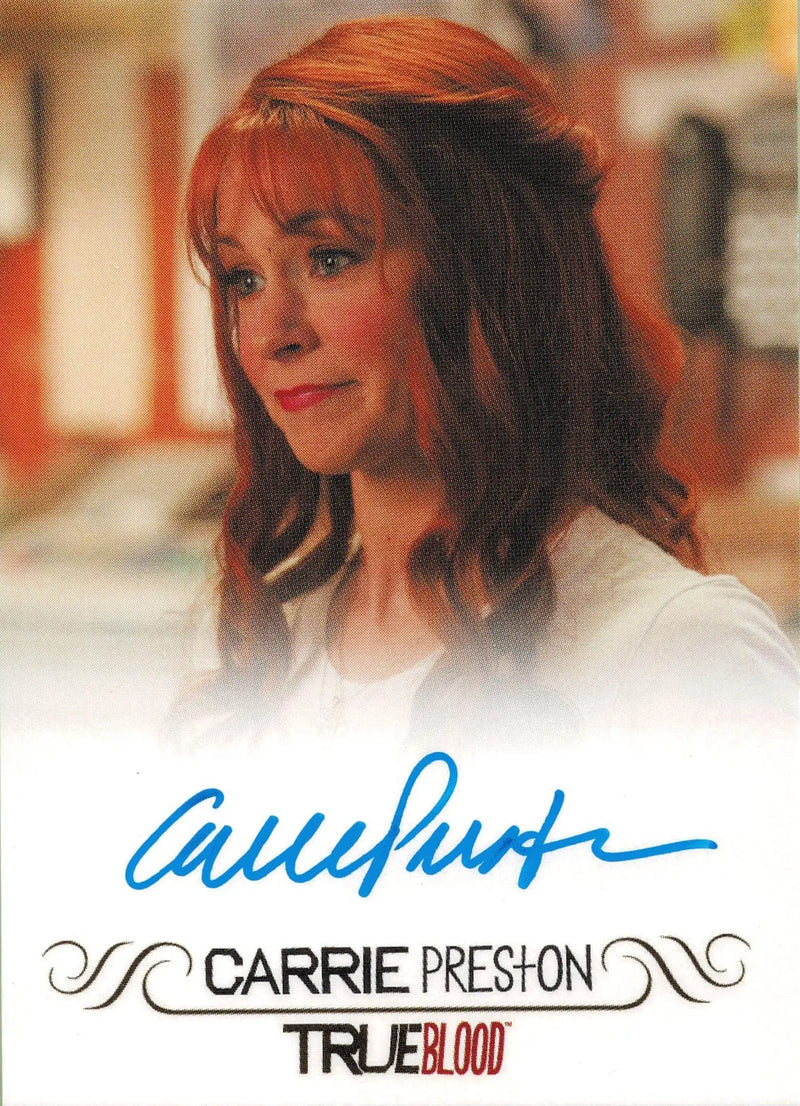 Autographed trading card of Carrie Preston as Arlene Fowler from True Blood Archives