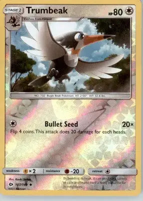 Trumbeak - SM Base Set - Reverse Holo LP - #107/149 - Pokémon Card Single