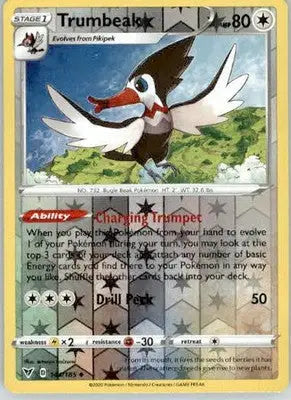 Trumbeak - SWSH04: Vivid Voltage - 144/185 - Reverse Holo LP - Pokémon Card Single