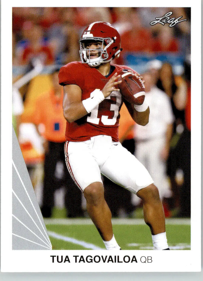 Tua Tagovailoa - 2020 Leaf - #02 - Football - Football Card Single