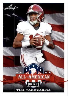 Tua Tagovailoa - 2020 Leaf Draft - #62 - Football - Football Card Single