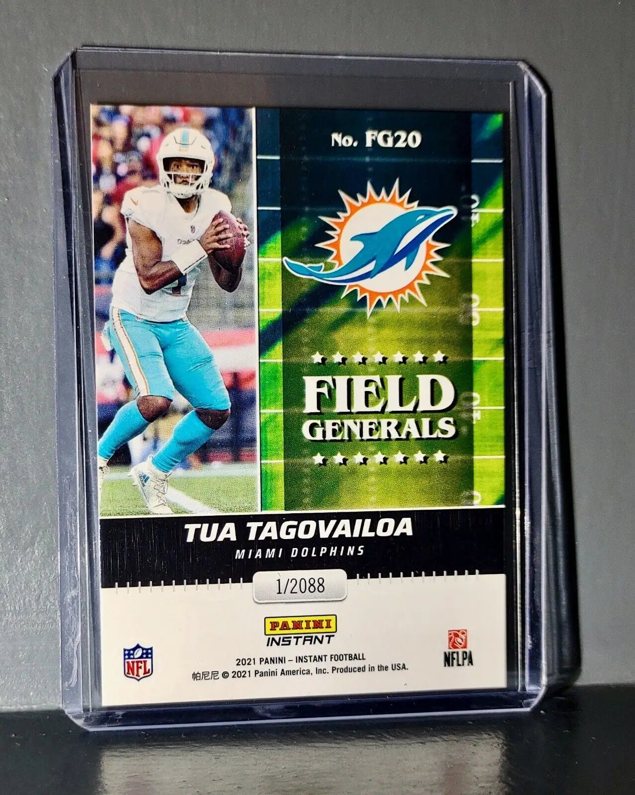 Tua Tagovailoa 2021 Panini NFL Instant Field Generals #20 Rookie Card 1 of 2088