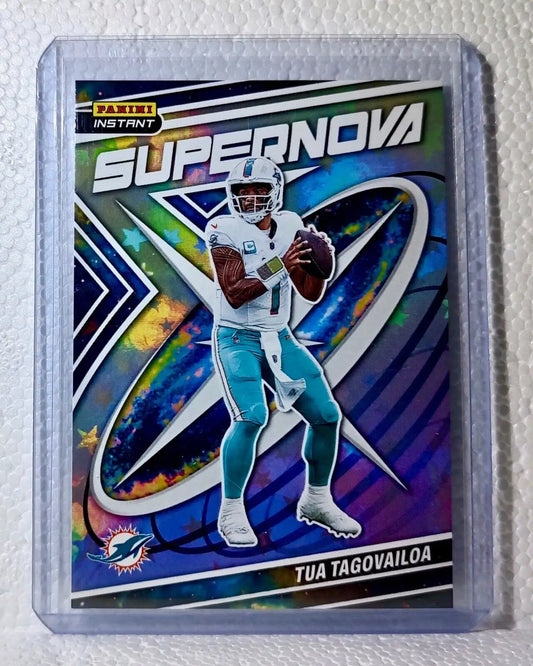 Tua Tagovailoa 2023 Panini NFL #1 Supernova Football Card Miami Dolphins 1/481 - Football Card Single