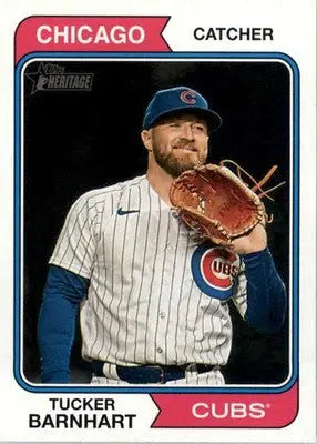 Tucker Barnhart - 2023 Topps Heritage - #689 - Baseball - Baseball Card Single