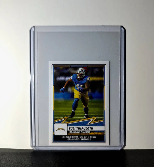 Tuli Tuipulotu 2025 Panini NFL #288 Sticker Los Angeles Chargers