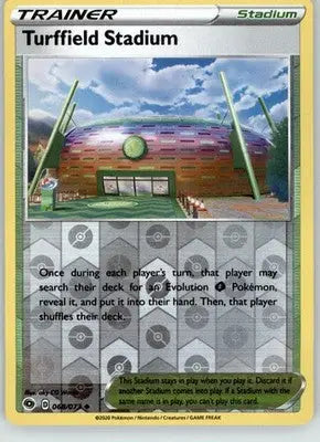 Turffield Stadium - Champion’s Path - 068/073 - Reverse Holo LP Pokemon - Pokémon Card Single