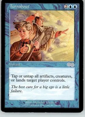 Turnabout - Urza’s Saga - 105 - HP Magic: The Gathering - Magic Card Single