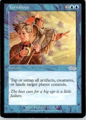 Turnabout - Urza’s Saga - HP - #105 - Magic Card Single