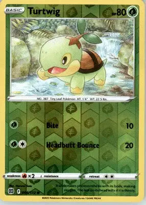 Turtwig - SWSH09: Brilliant Stars - Reverse Holo LP - #006/172 - Pokémon Card Single