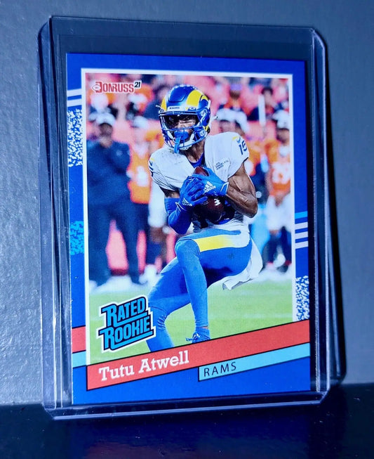 Tutu Atwell 2021 Panini NFL Rated Rookie Retro #18 Rookie Card 1/2231 - Football Card Single