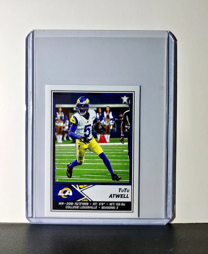 Tutu Atwell 2024 Panini NFL Sticker #510 Los Angeles Rams