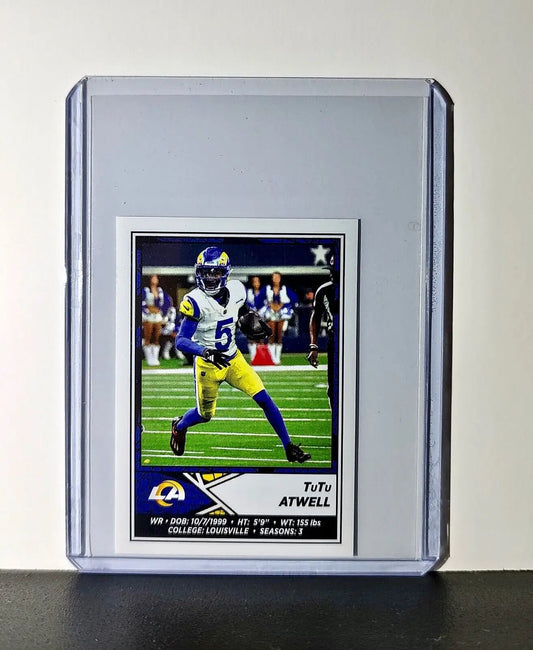 Tutu Atwell 2024 Panini NFL Sticker #510 Los Angeles Rams - Football Card Single