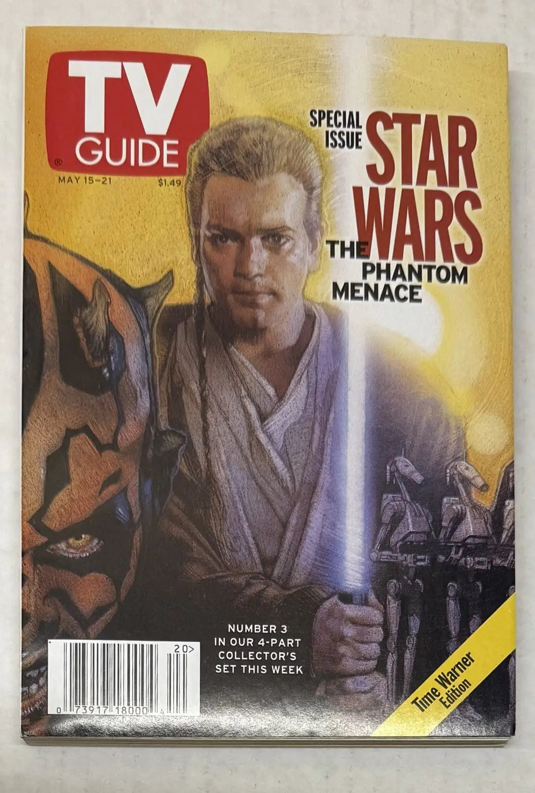 TV Guide Magazine May 15 1999 Star Wars Phantom Menace Special Obi-Wan - Entertainment Memorabilia