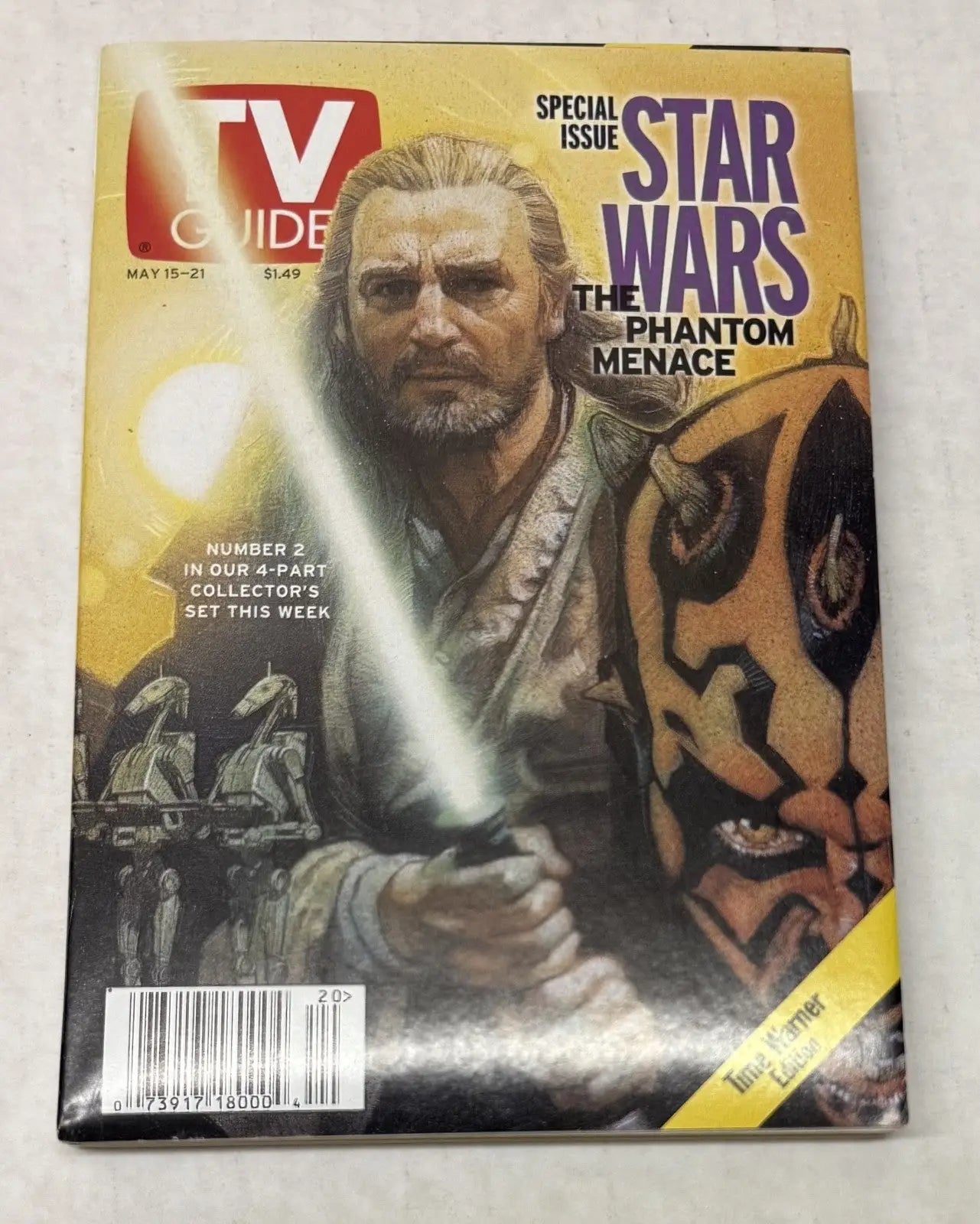 TV Guide Magazine May 15 1999 Star Wars Phantom Menace Special Obi-Wa CO Ed. VG - Entertainment Memorabilia