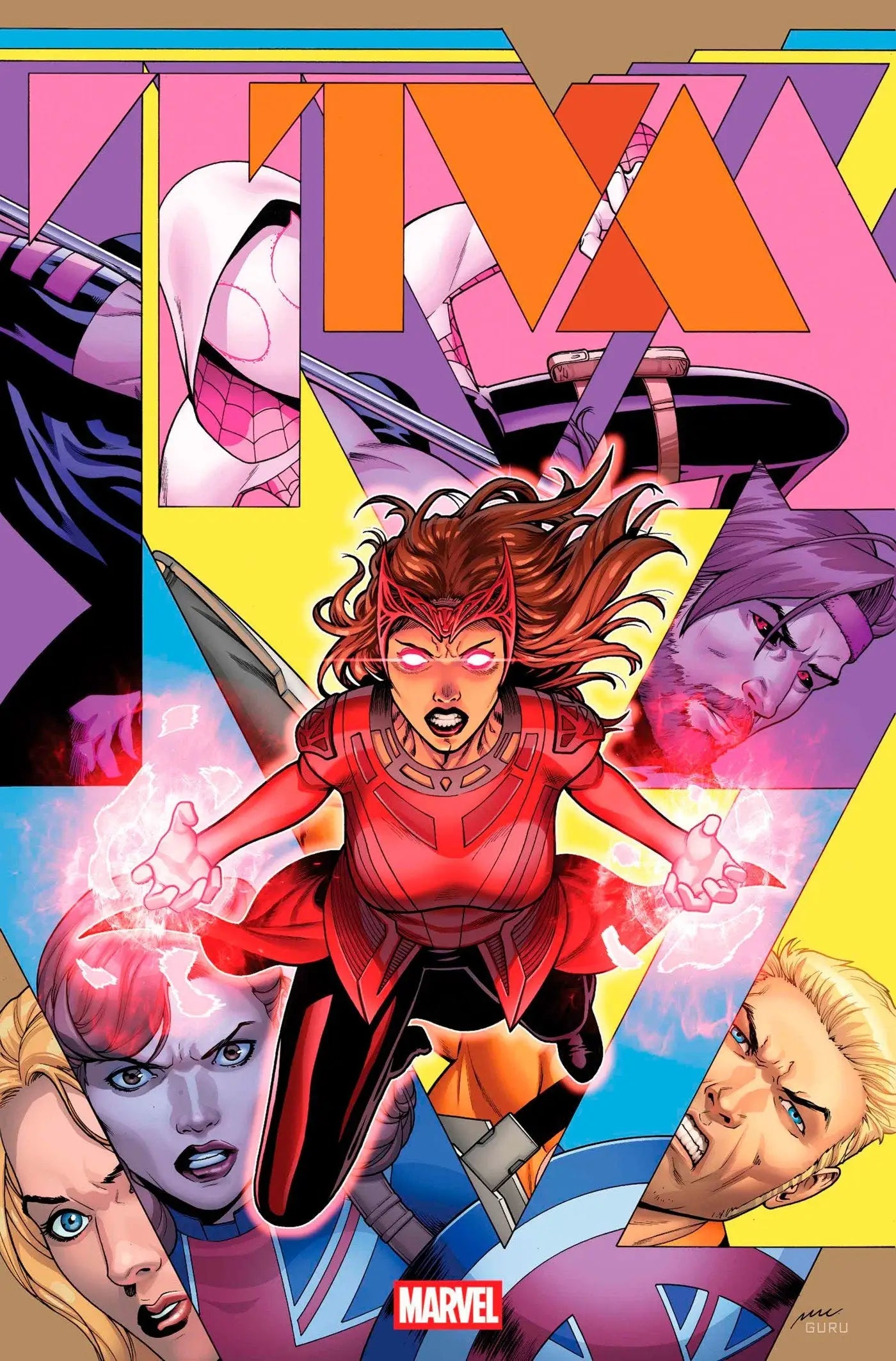 Comic book cover featuring Scarlet Witch in TVA #5 comic book series