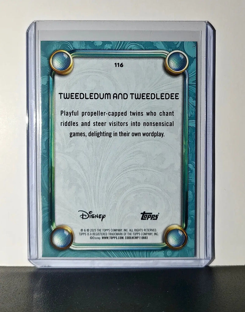 Tweedledum and Tweedledee 2025 Topps Disney #116 Diamond Alice in Wonderland