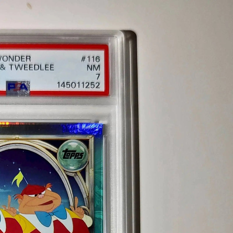 Tweedledum and Tweedledee 2025 Topps Disney #116 Diamond Card PSA 7 - Non-Sports Card Single