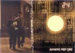 Circular golden disc prop for Twenty Four Season 4 Chinese Embassy Folder Cover