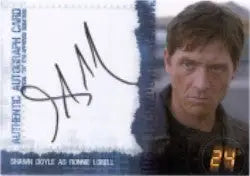 Autographed Shawn Doyle Trading Card featuring a headshot of the actor