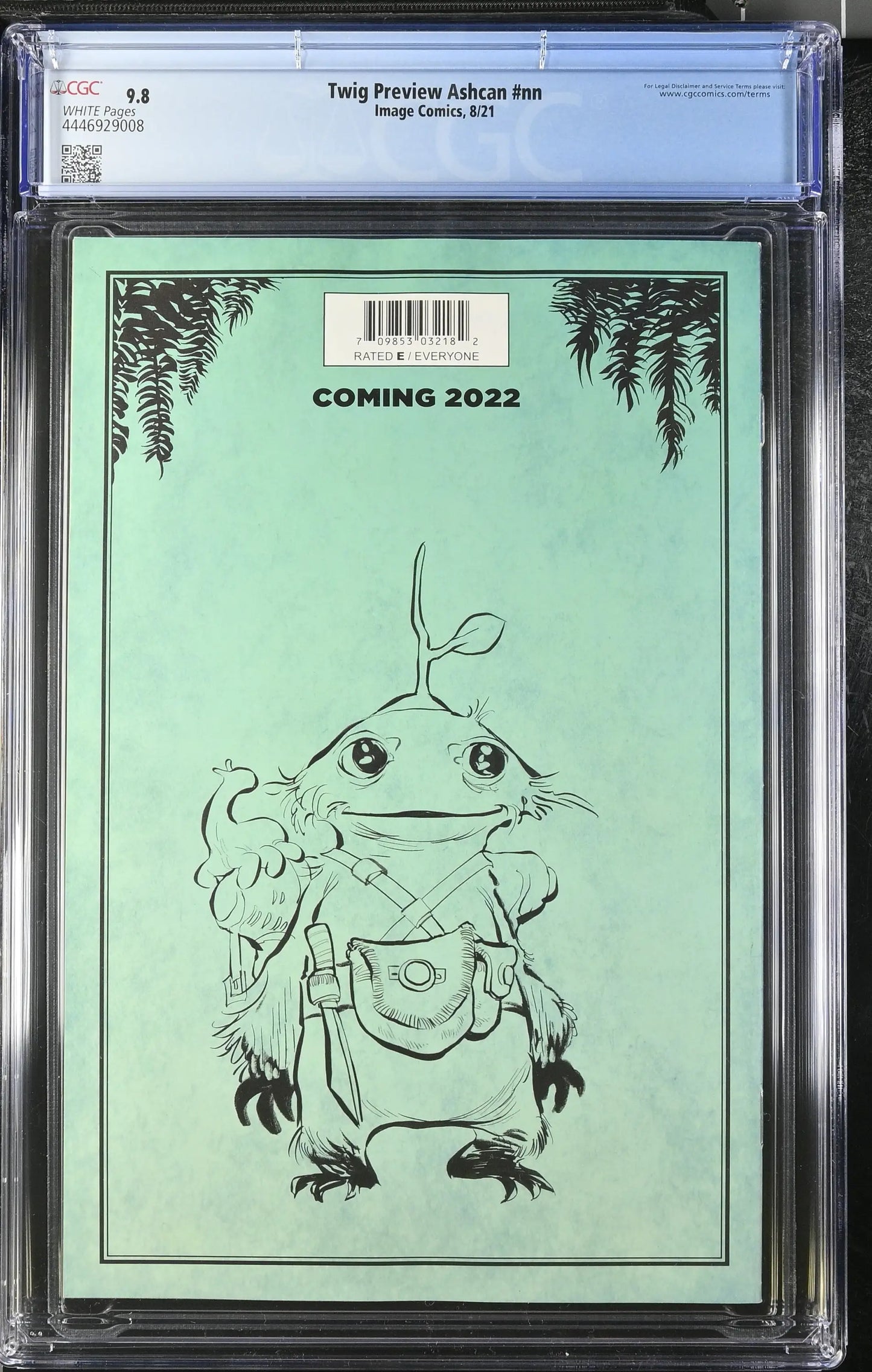 Graded CGC 9.8 Twig Preview Ashcan #1 with Skottie Young’s cute creature design