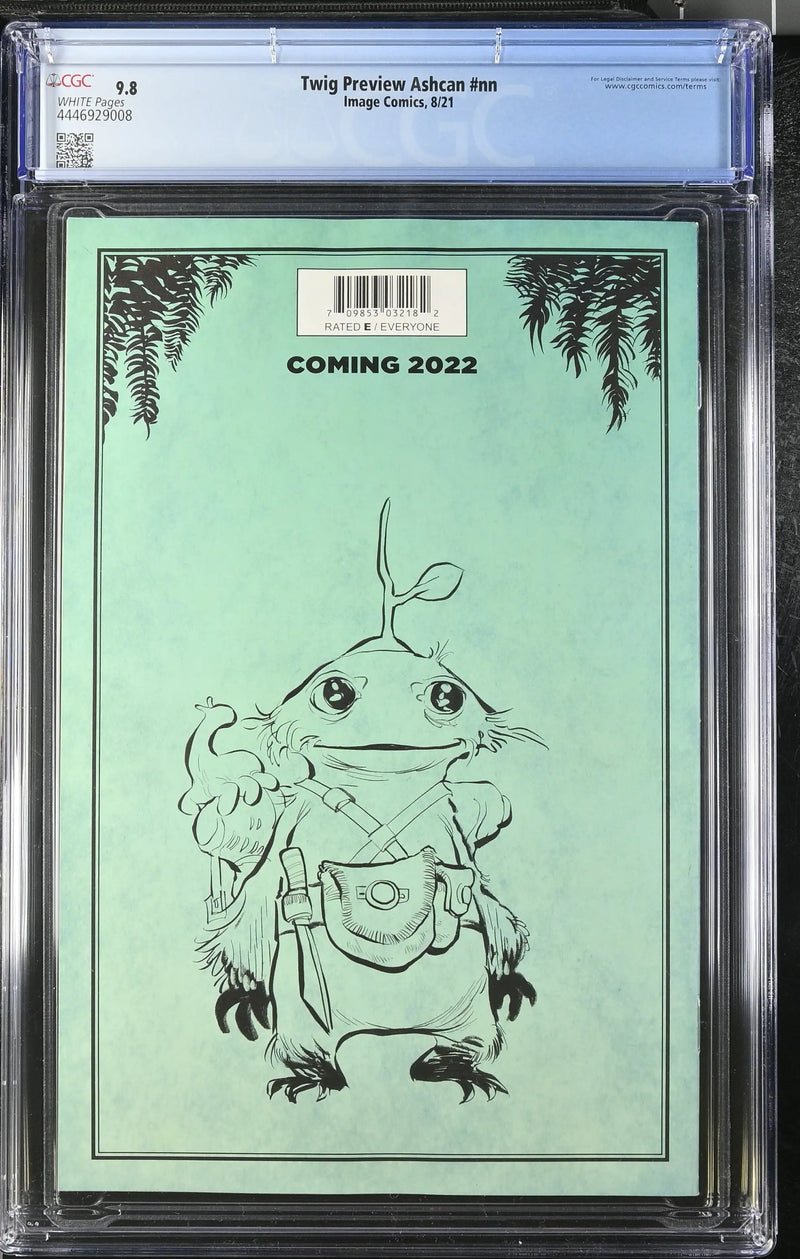 Graded CGC 9.8 Twig Preview Ashcan #1 with Skottie Young’s cute creature design