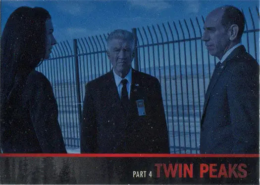Trading card of Twin Peaks Limited Series Event featuring iconic scene artwork