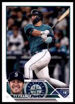Ty France 2023 Topps #626 Seattle Mariners - Baseball Card Single