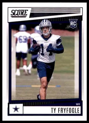 Ty Fryfogle Rookie 2022 Score #396 Dallas Cowboys - Football Card Single