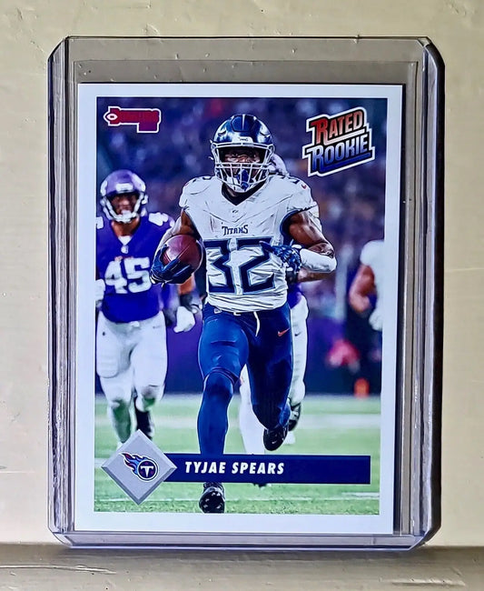 Tyjae Spears 2023 Panini NFL Rated Rookie Retro #14 Card Tennessee Titans 1/629 - Football Card Single