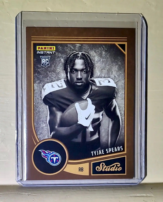 Tyjae Spears 2023 Panini NFL Studio Rookies #14 Rookie Card 1/370 - Football Card Single