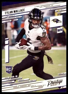 Tylan Wallace 2021 Panini Chronicles Prestige Rookies Update #225 Ravens - Football Card Single