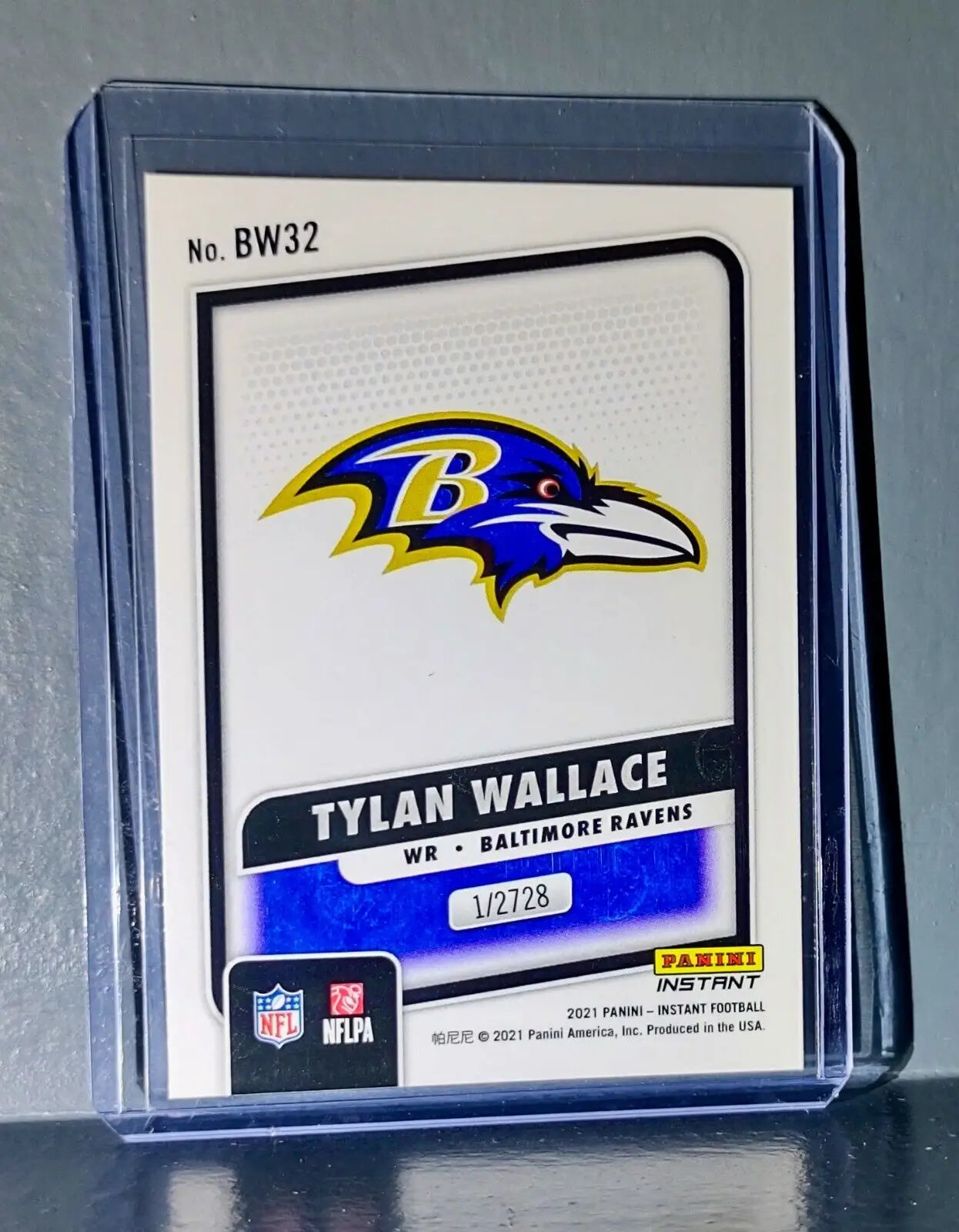 Tylan Wallace 2021 Panini NFL Black and White Rookies #32 Card 1/2728 - Football Card Single