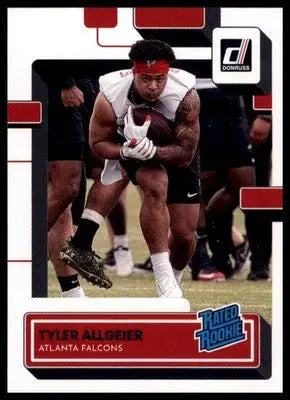 Tyler Allgeier Rookie 2022 Donruss #344 Atlanta Falcons - Football Card Single
