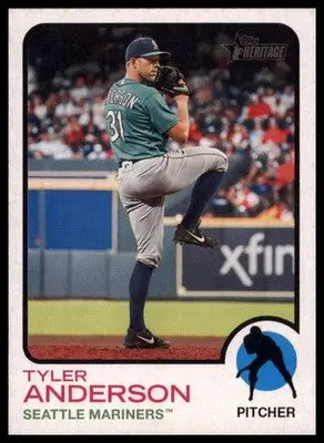 Tyler Anderson 2022 Topps Heritage #369 Seattle Mariners - Baseball Card Single