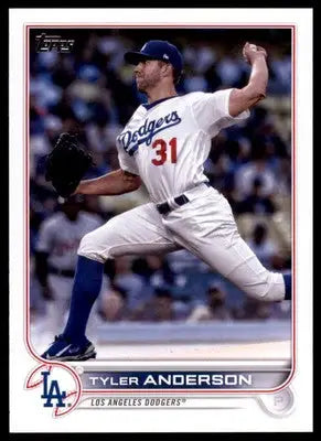 Tyler Anderson 2022 Topps Update #US190 Los Angeles Dodgers - Baseball Card Single