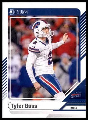 Tyler Bass 2024 Donruss #224 Buffalo Bills Football Card NFL Sports - Football Card Single