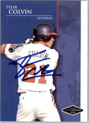 Tyler Colvin - 2006 Justifiable - #JF-5 - AUTO Baseball - Baseball Card Single