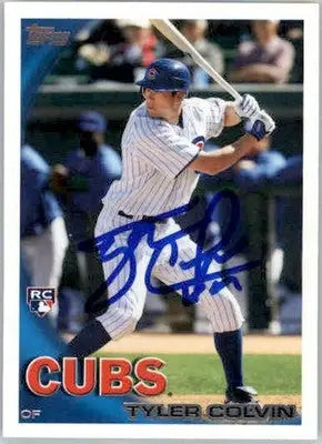Tyler Colvin - 2010 Topps - #326 - RC AUTO Baseball - Baseball Card Single