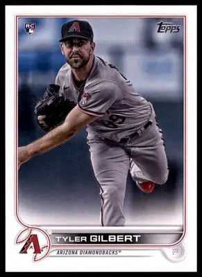 Tyler Gilbert Rookie 2022 Topps #130 Arizona Diamondbacks - Baseball Card Single