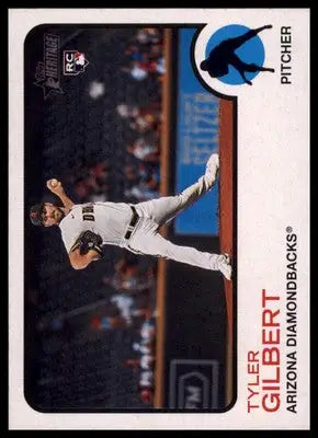 Tyler Gilbert Rookie 2022 Topps Heritage #36 Arizona Diamondbacks - Baseball Card Single