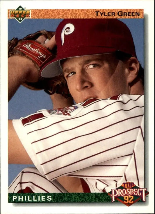 Tyler Green 1992 Upper Deck MLB #68 Rookie Baseball Card Philadelphia Phillies - Baseball Card Single