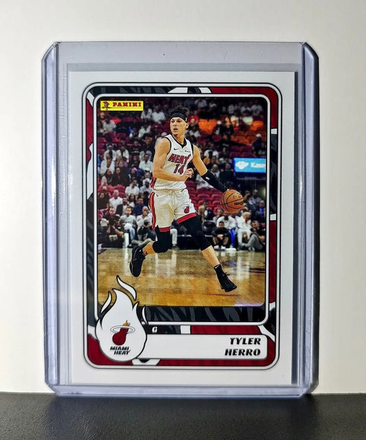 Tyler Herro 2024-25 Panini NBA #28 Sticker Card Miami Heat - Basketball Card Single