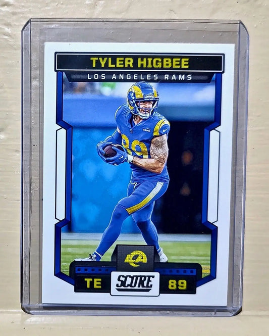 Tyler Higbee 2023 Panini NFL #163 Score Football Card Los Angeles Rams - Football Card Single
