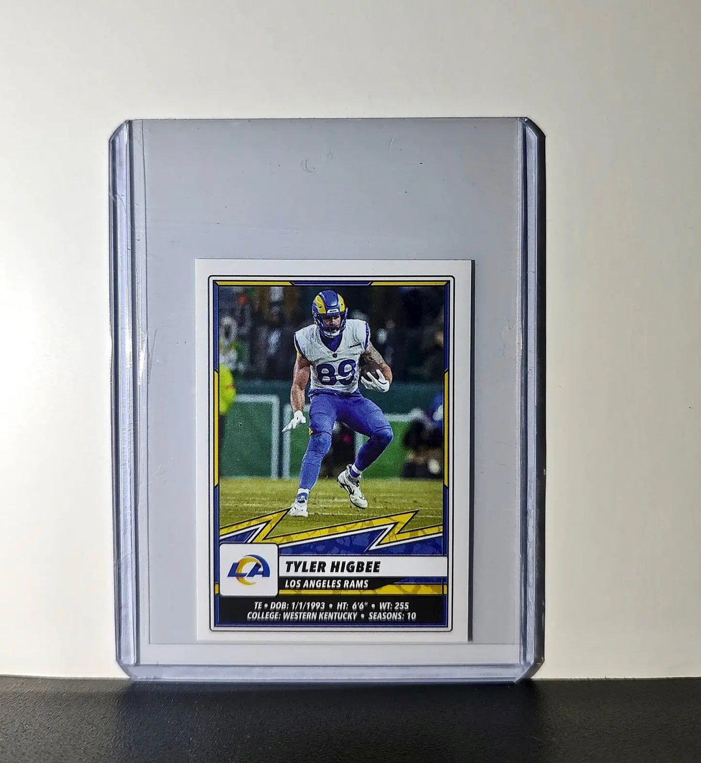 Tyler Higbee 2025 Panini NFL #510 Sticker Los Angeles Rams